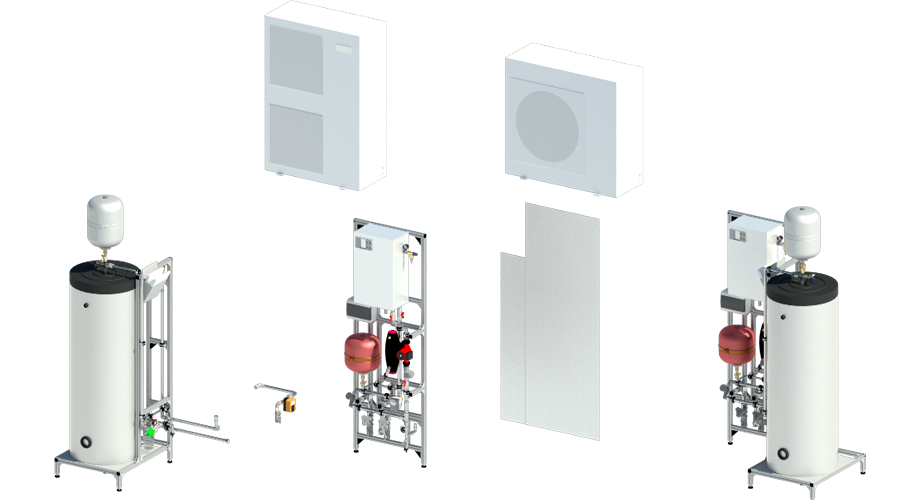 Конструктор блочно-модульной котельной HeatPumpBox-1 в Керчи